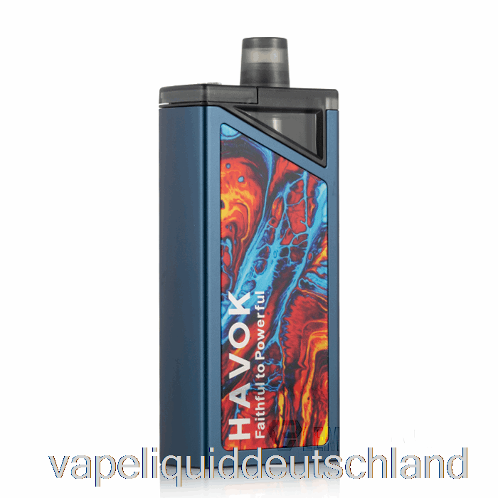 Uwell Havok V1 65W Pod Mod, Blaue Vape-Flüssigkeit